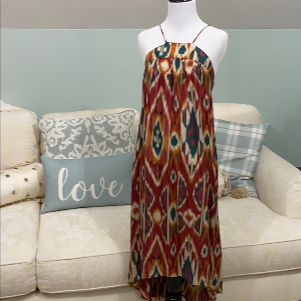 Anthropologie Th/Fri/Sat  Ikat Maxi Dress